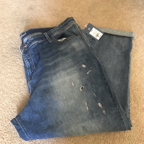 Universal Thread Boyfriend Crop Jeans - Picture 2 of 7